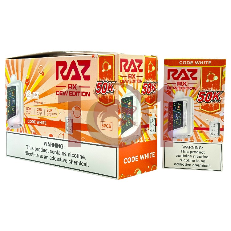 RAZ RX DEW EDITION 50000 5% - CODE WHITE