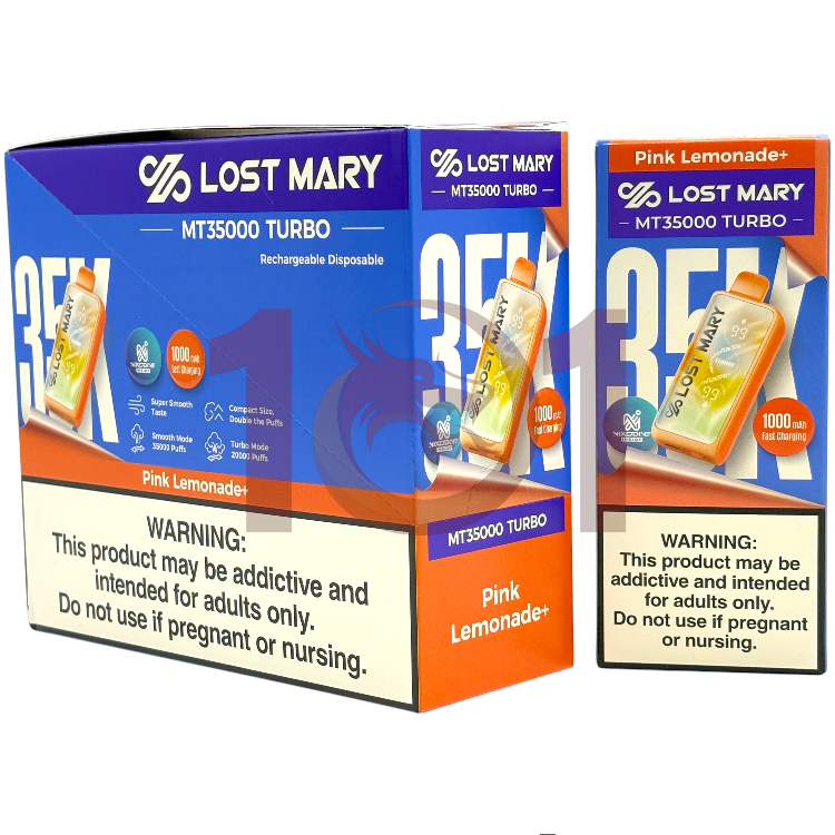 LOST MARY NIXODINE MT35000 TURBO 5% - PINK LEMONADE+