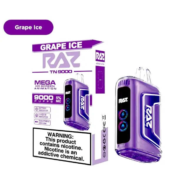 RAZ TN9000 5% - GRAPE ICE