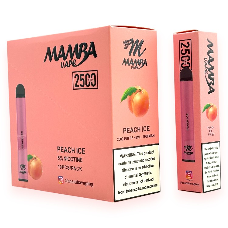 MAMBA 2500 5% - PEACH ICE