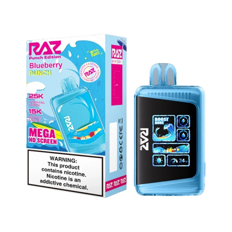 RAZ LTX 25000 PUNCH EDITION 5% - BLUEBERRY PUNCH