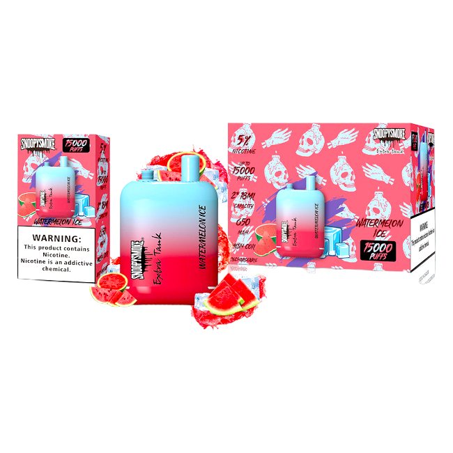 SNOOPY SMOKE EXTRA TANK 15000 5% - WATERMELON ICE