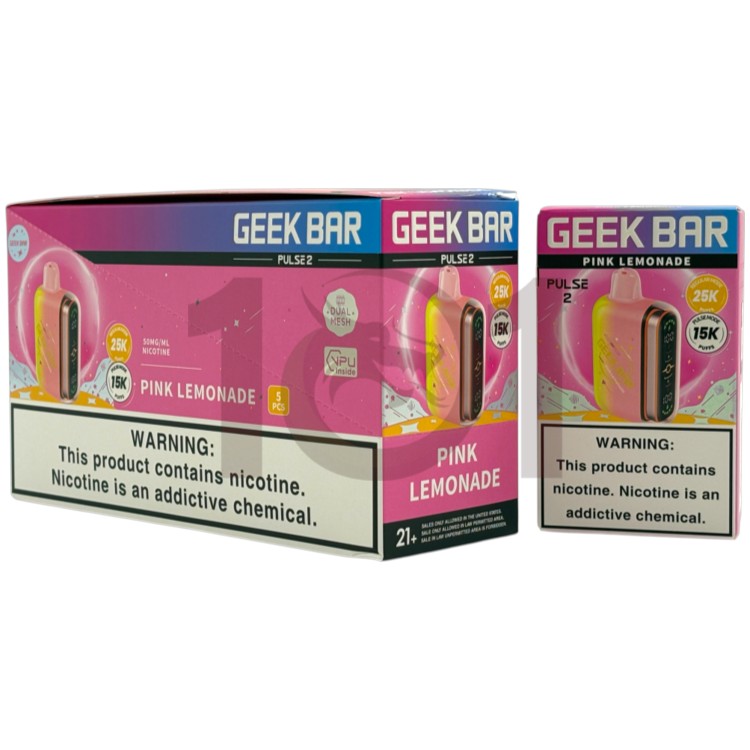 GEEK BAR PULSE 2 25000 5% - PINK LEMONADE