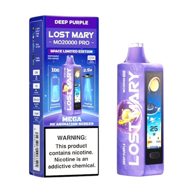 LOST MARY MO20000 PRO SPACE LIMITED EDITION 5% - DEEP PURPLE