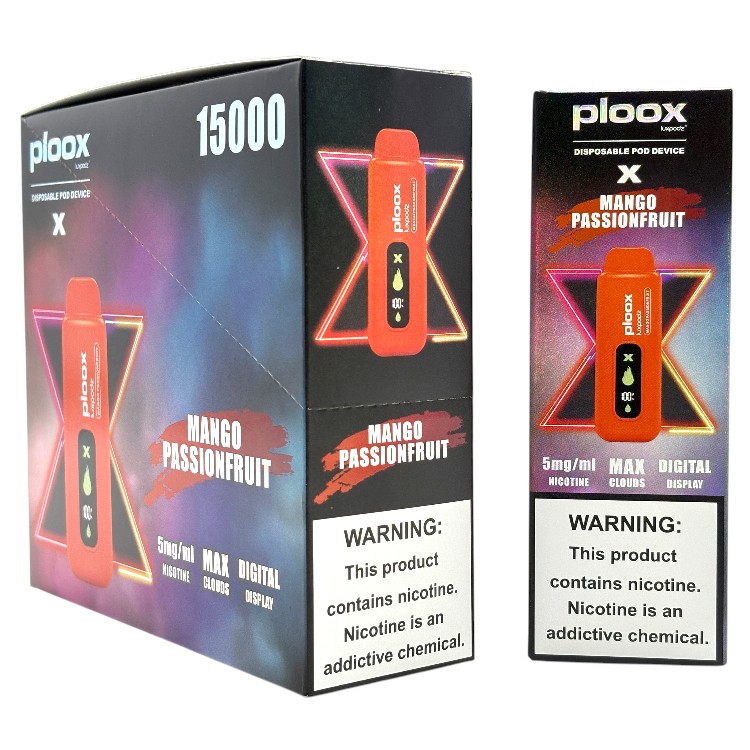 PLOOX 15000 POD X 5% 16ML - MANGO PASSIONFRUIT