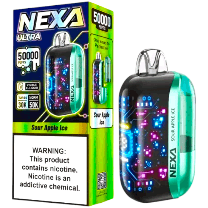 NEXA ULTRA 50000 5% - SOUR APPLE ICE