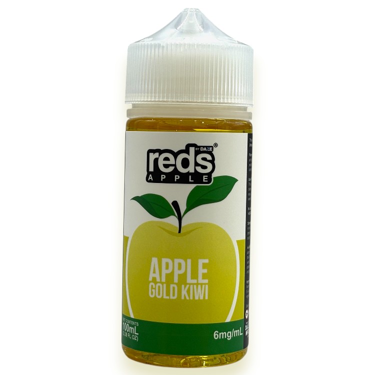 DAZE REDS APPLE E-LIQUID 6MG 100ML - APPLE GOLD KIWI