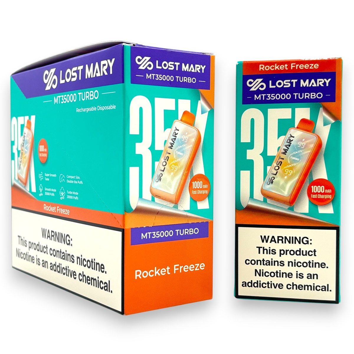 LOST MARY MT35000 TURBO 5% - ROCKET FREEZE