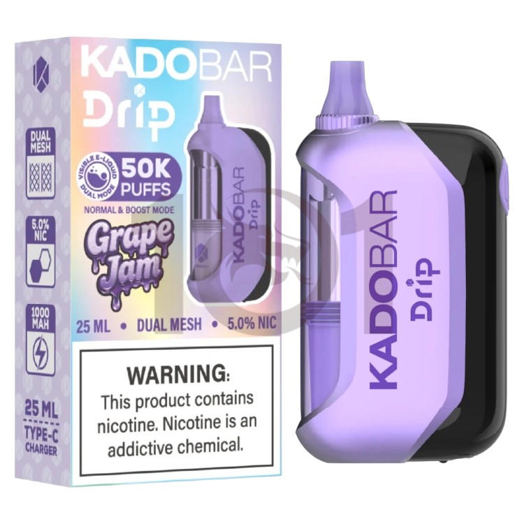KADO BAR DRIP 50000 5% - GRAPE JAM