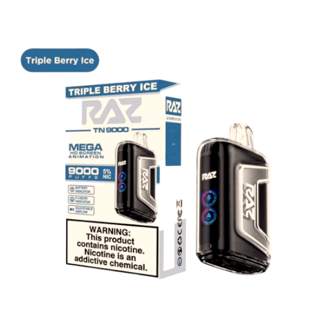 RAZ TN9000 5% - TRIPPLE BERRY ICE