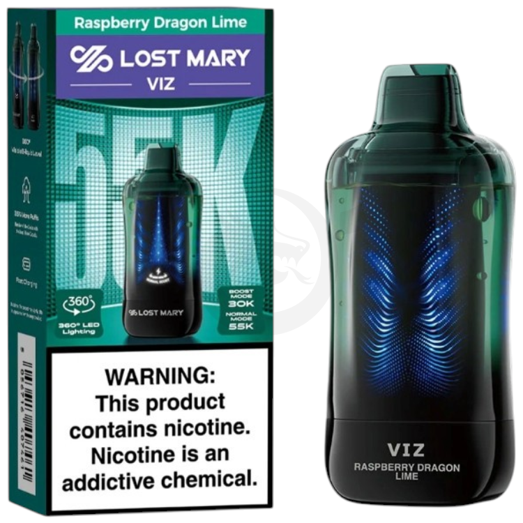 LOST MARY VIZ 55000 5% - RASPBERRY DRAGON LIME