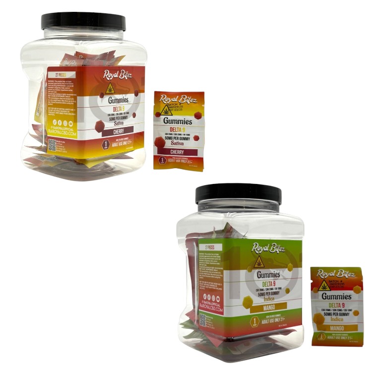 ROYAL BITEZ D9+CBD+CBG+CBN 50MG 1CT PK GUMMY