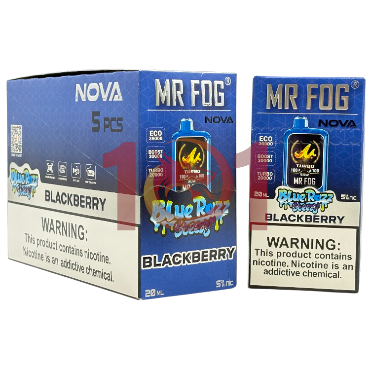 MR FOG NOVA 36000 5% - BLUE RAZZ STEEZY BLACKBERRY
