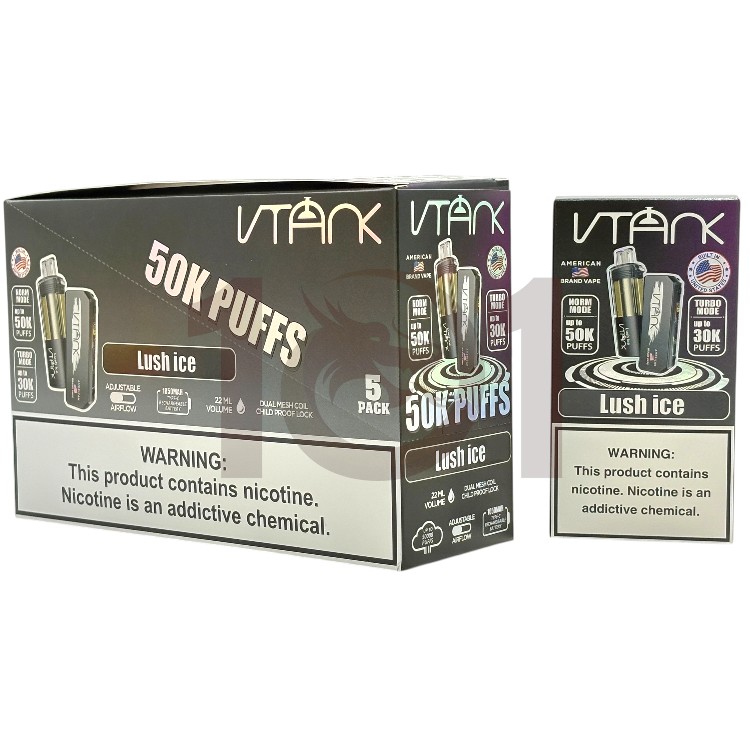VTANK 50000 POD DEVICE 5% - LUSH ICE