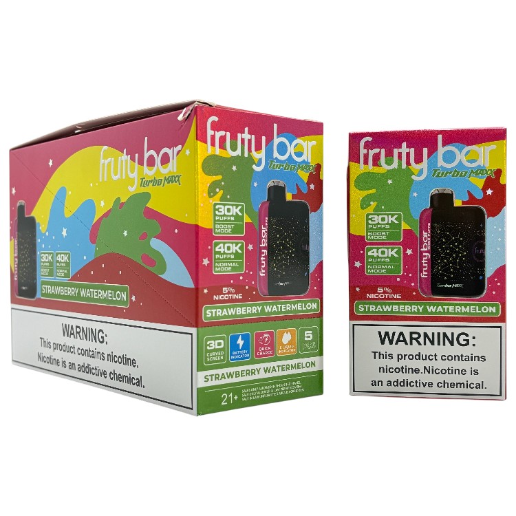FRUTY BAR TURBO MAX 40000 5% - STRAWBERRY WATERMELON
