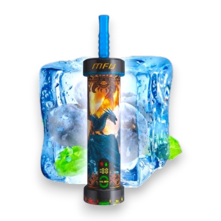 MFU SHISHA X1 40000 0.5% - BUE RAZZ ICE