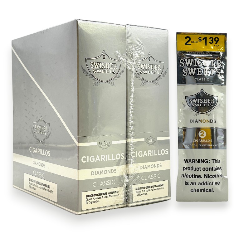SWISHER SWEETS - TOB - LGC - SP - 2/$1.39 - 2CT/PK - 15PK/BX - 2BX/MB - DIAMONDS
