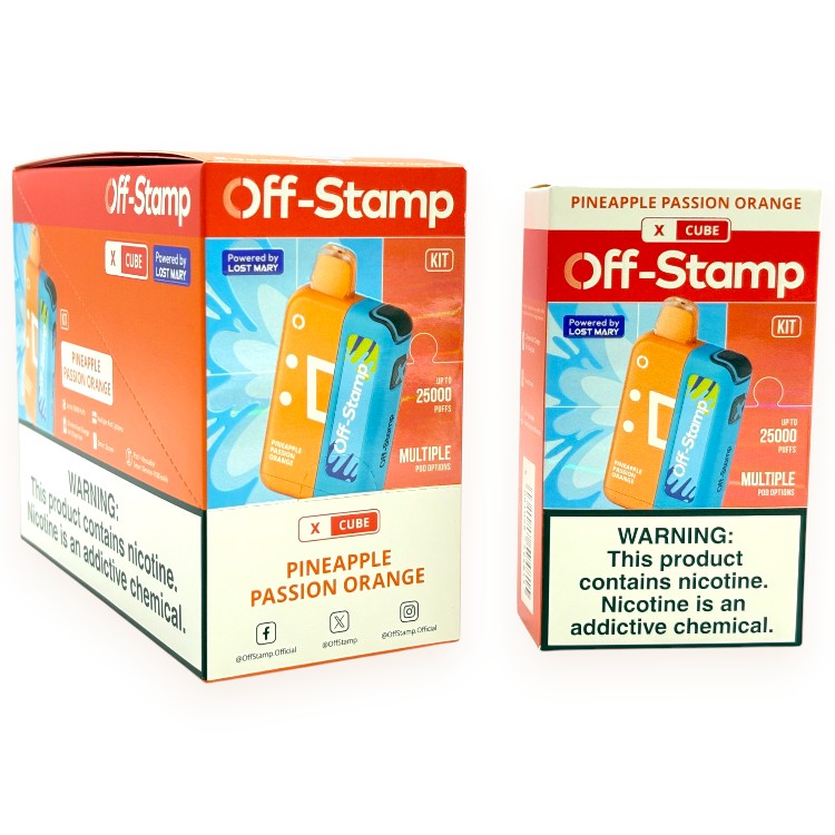 OFF-STAMP 25000 5% X CUBE KIT - PINEAPPLE PASSION ORANGE