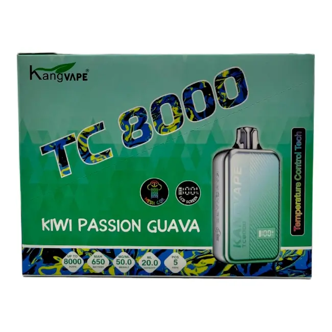 KANGVAPE TC8000 5% - KIWI PASSION GUAVA