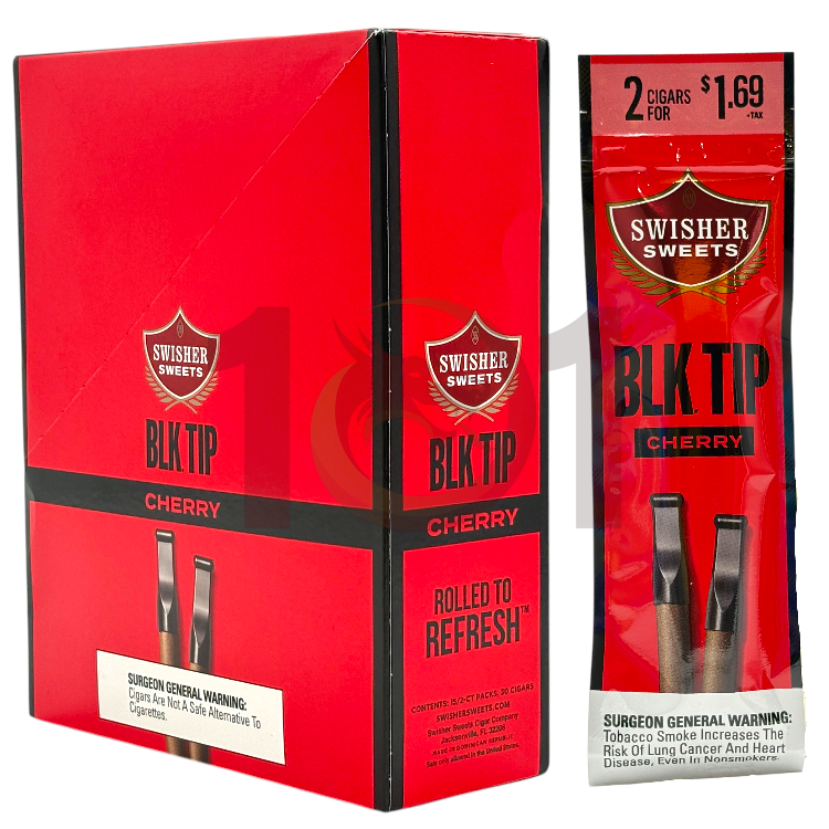SWISHER SWEETS BLK SP 2/$1.69 2CT PK - CHERRY