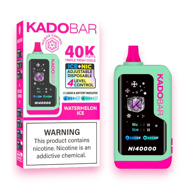 KADO BAR ICE+NIC NI40000 5% - WATERMELON ICE