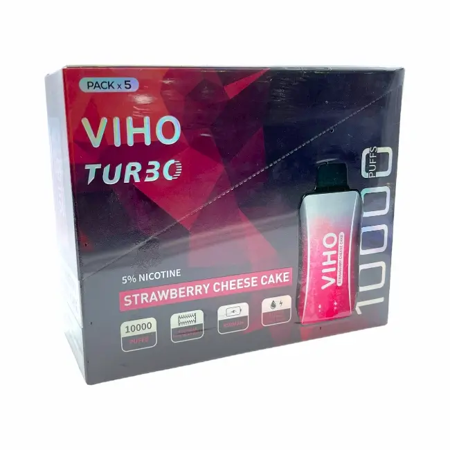 VIHO TURBO 10000 5% - STRAWBERRY CHEESE CAKE