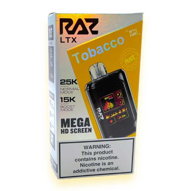 RAZ LTX 25000 5% - TOBACCO
