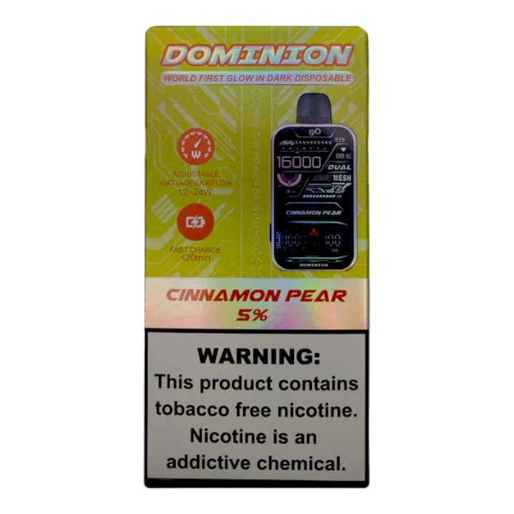 EVO DOMINION 16000 5% - CINNAMON PEAR