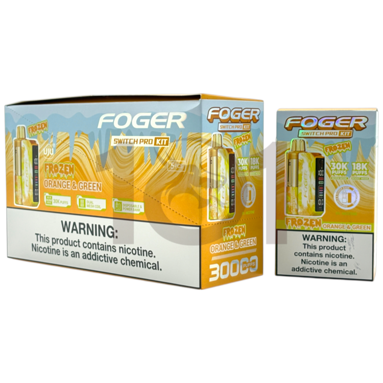 FOGER SWITCH PRO KIT 30000 5% - FROZEN ORANGE & GREEN