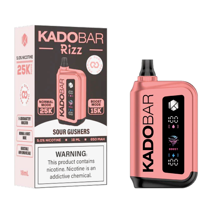 KADO BAR RIZZ 25000 5% - SOUR GUSHERS