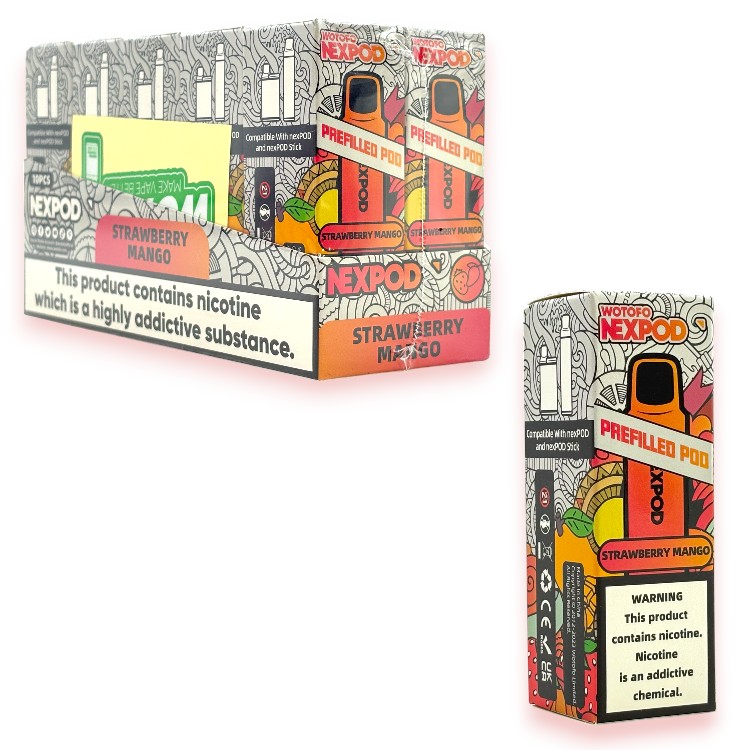 WOTOFO NEXPOD 5000 SALT NIC 5% - STRAWBERRY MANGO