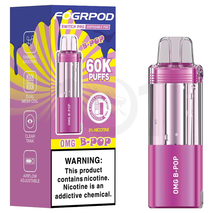 FOGRPOD 60000 SWITCH PRO POD 5% - OMG B-POP