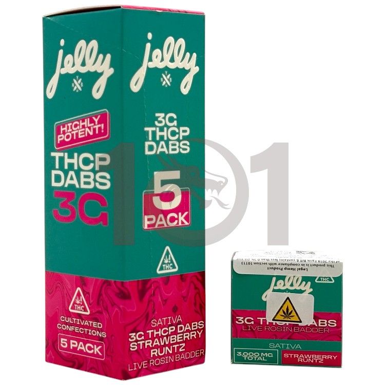 JELLY LR THCP 3GM DAB  SATIVA - STRAWBERRY RUNTZ