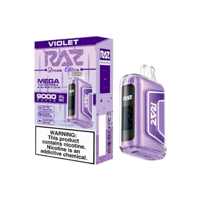 RAZ TN9000 5% - VOILET (GRAPE STRAWBERRY)
