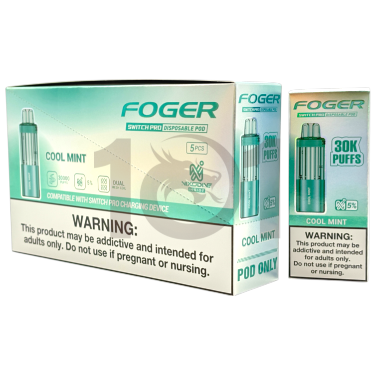 FOGER NIXODINE SWITCH PRO 30000 POD 5% - COOL MINT