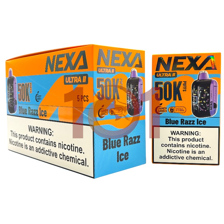NEXA ULTRA II 50000 5% - BLUE RAZZ ICE