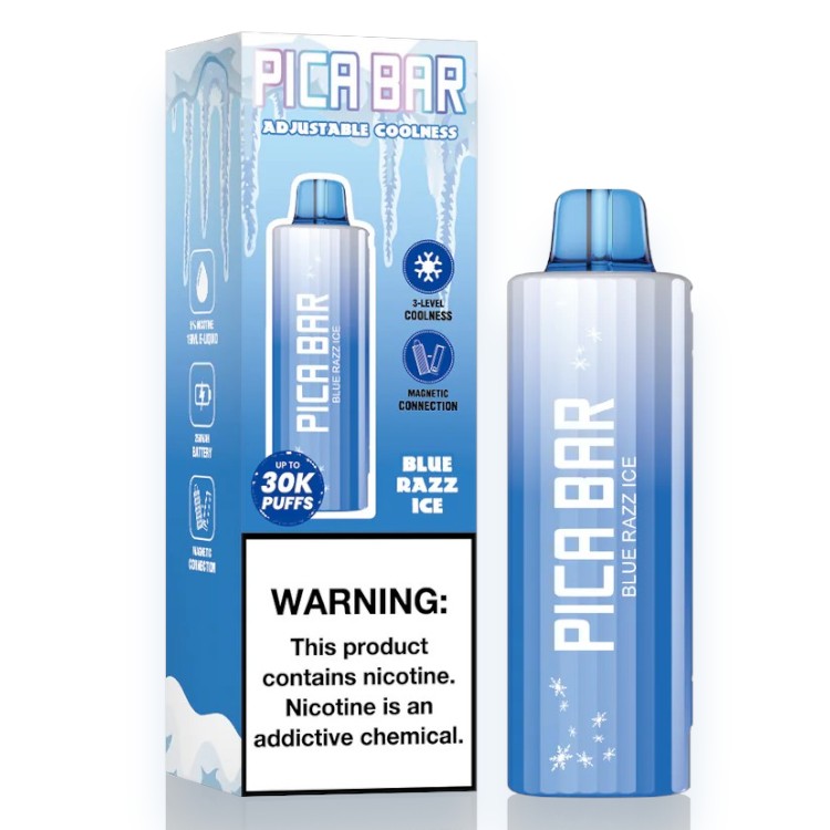 PICA BAR ADJUSTABLE COOLNESS 30000 5% - BLUE RAZZ ICE