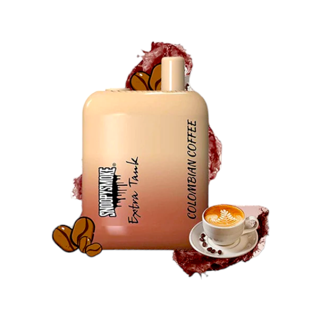 SNOOPY SMOKE EXTRA TANK 15000 5% - COLOMBIAN COFFEE