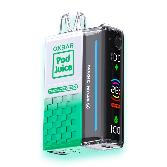 OXBAR 30000 ZODIAC EDITION 5% - SCORPIO II CLEAR EMERALD