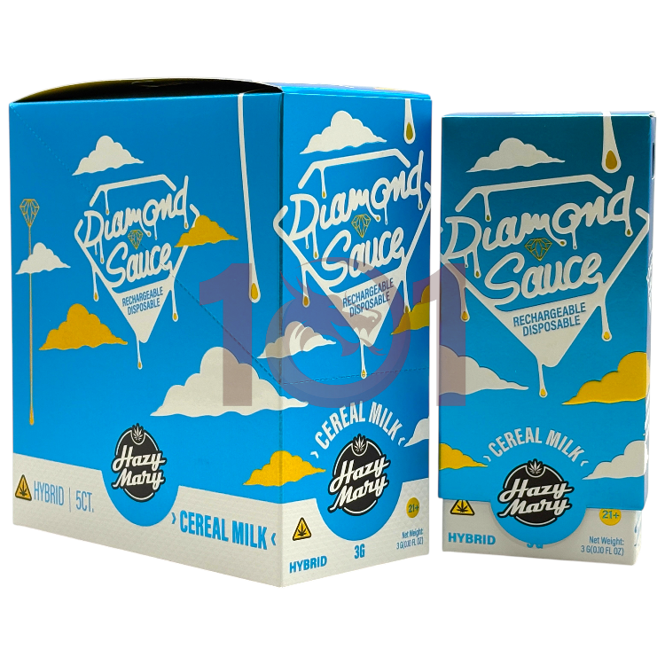 HAZY MARY DIAMOND SAUCE THCP+THCV+HHCP+D8 3GM - HYBRID CEREAL MILK
