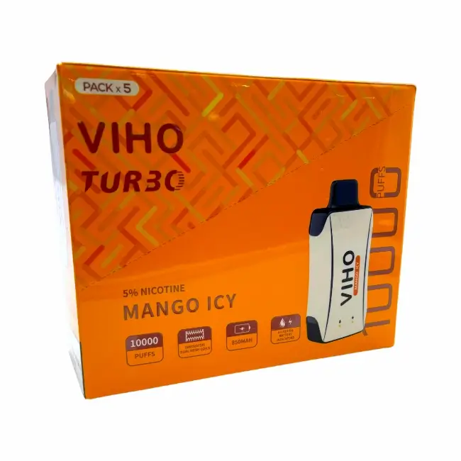 VIHO TURBO 10000 5% - MANGO ICY
