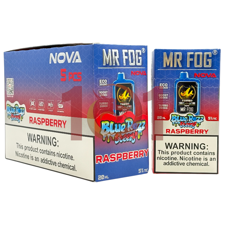 MR FOG NOVA 36000 5% - BLUE RAZZ STEEZY RASPBERRY