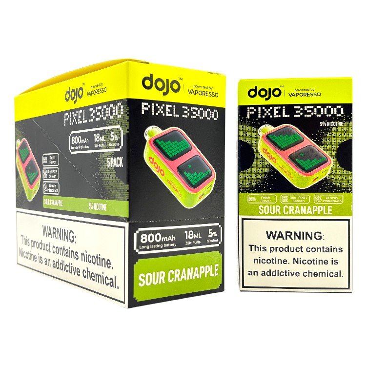 DOJO PIXEL 35000 5% - SOUR CRANAPPLE