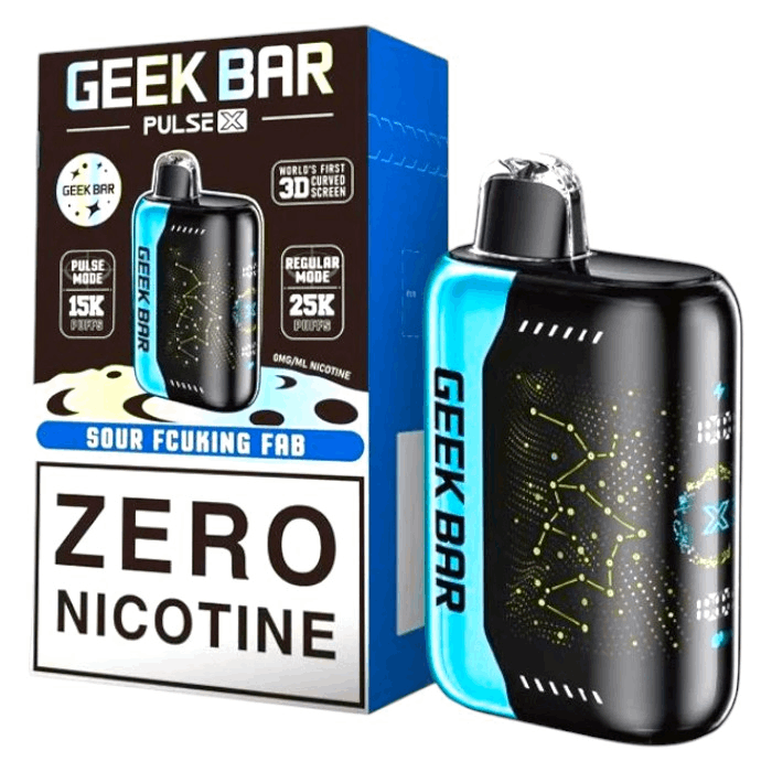 GEEK BAR PULSE X 25000 0% - SOUR FCUCKING FAB