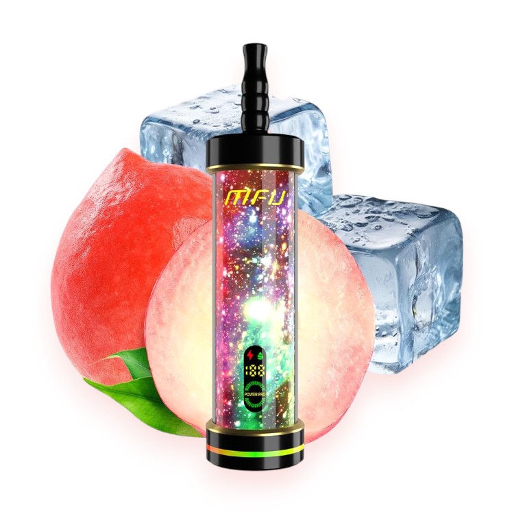 MFU SHISHA X2 60000 0.5% - PEACH ICE