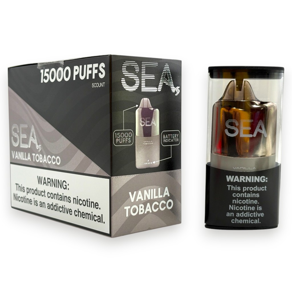 SEA XS 15000 5% - VANILLA TOBACCO