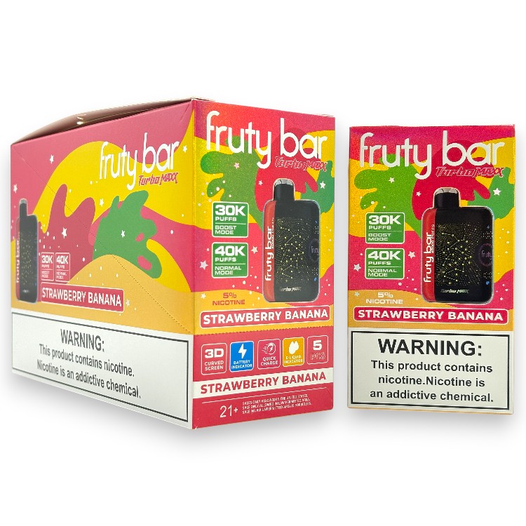 FRUTY BAR TURBO MAX 40000 5% - STRAWBERRY BANANA