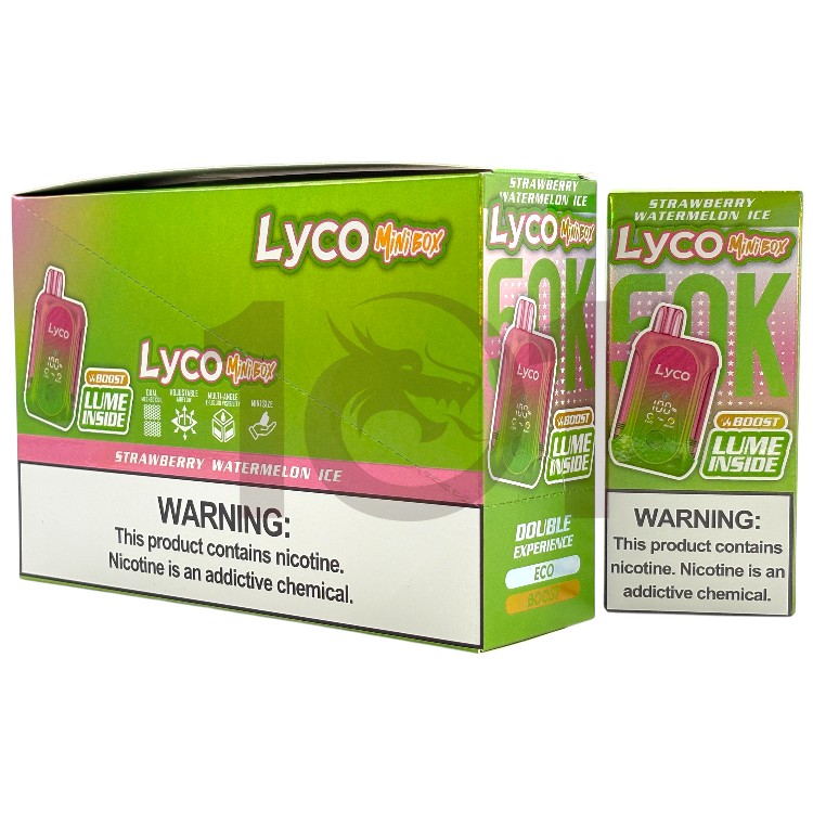 LYCO MINI BOX 50000 5% - STRAWBERRY WATERMELON ICE