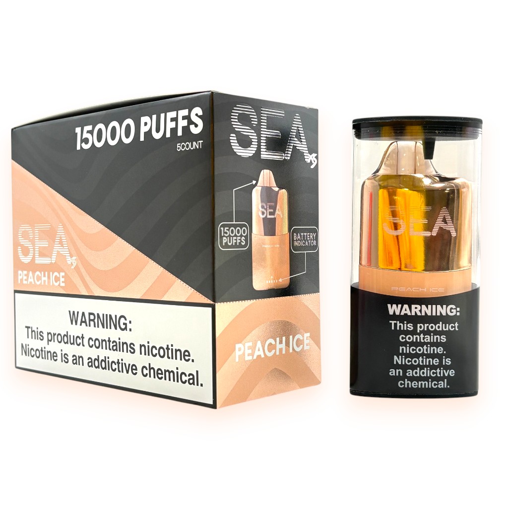 SEA XS 15000 5% - PEACH ICE