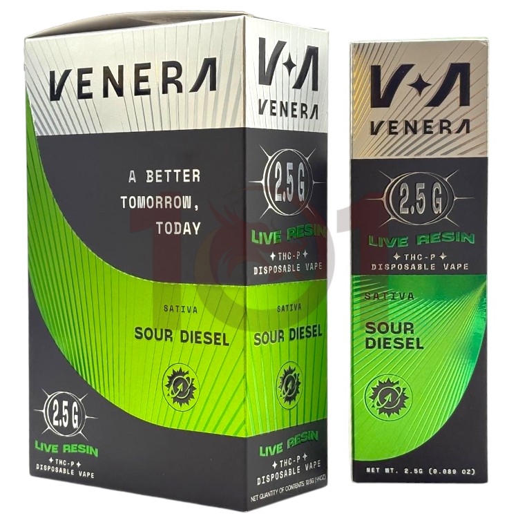VENERA LR THCP 2.5GM SATIVA - SOUR DIESEL
